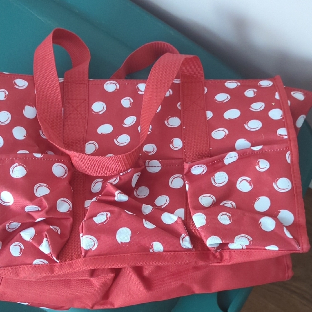 Thirty-One Zip-Top Organizing Utility Tote - Picture 4 of 7